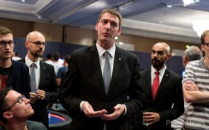 TD Nick O'Hara makes the announcement about extended play